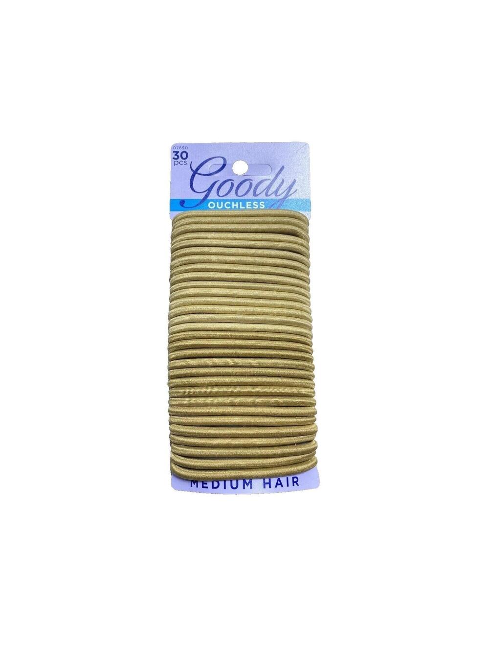 Goody Ouchless Hair Ties Blonde Elastic No Damage Hair Bands New